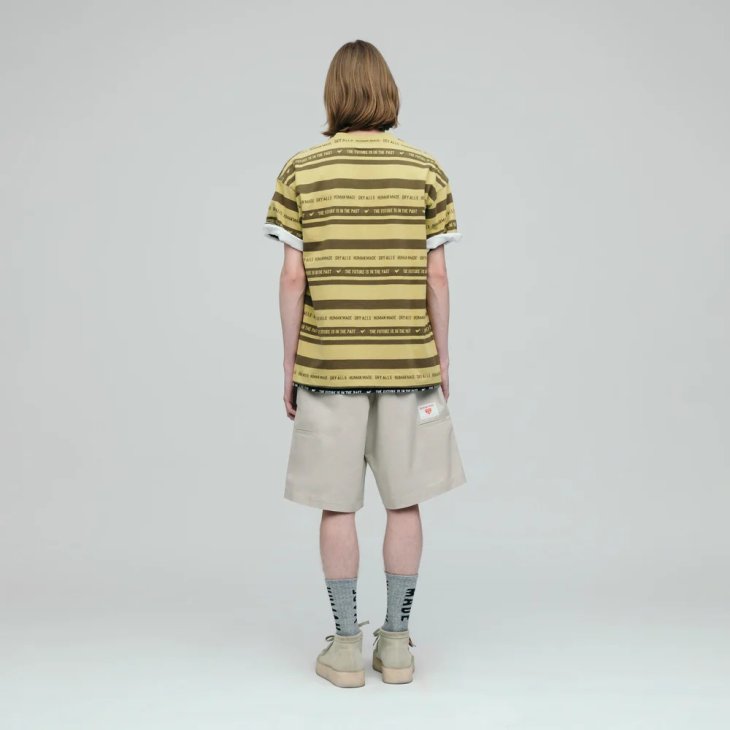 HUMAN MADE STRIPED T-SHIRT