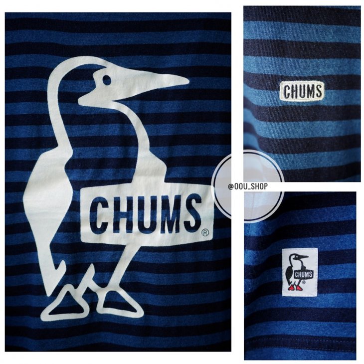 CHUMS INDIGO SHORT SLEEVE T-SHIRT