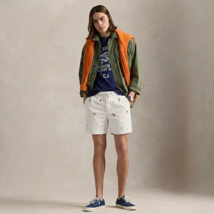 POLO RALPH LAUREN 15 CM POLO PREPSTER CORDUROY SHORT