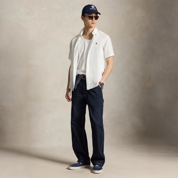 POLO RALPH LAUREN CLASSIC FIT LINEN SHIRT