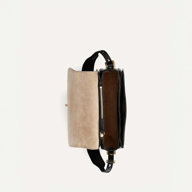 POLO RALPH LAUREN POLO ID CALFSKIN SADDLE BAG