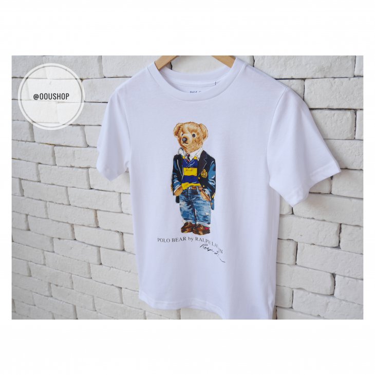 POLO RALPH LAUREN BEAR BOYS COTTON T-SHIRT