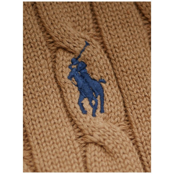 POLO RALPH LAUREN CABLE KNIT COTTON SWEATER