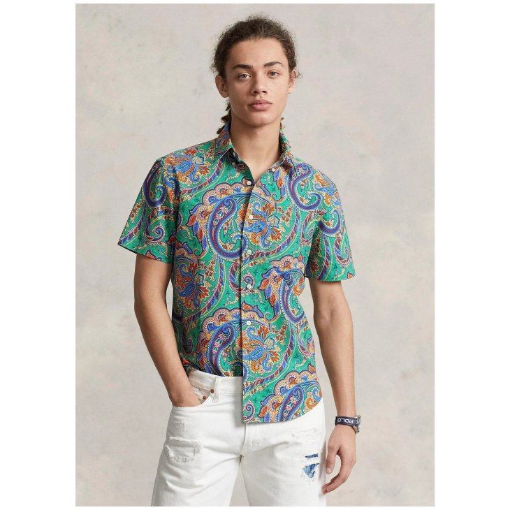 POLO RALPH LAUREN PAISLEY OXFORD SHIRT