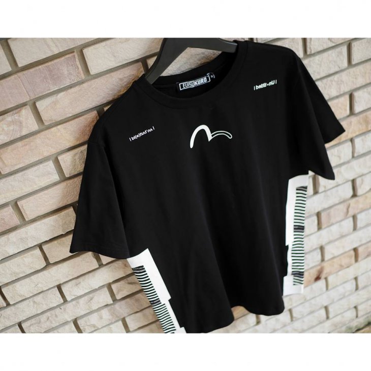 EVISUKURO Duo-tone Seagull Print T-shirt