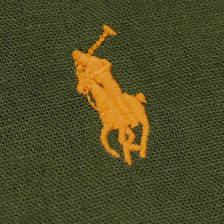 POLO RALPH LAUREN CUSTOM SLIM FIT LINEN SHIRT