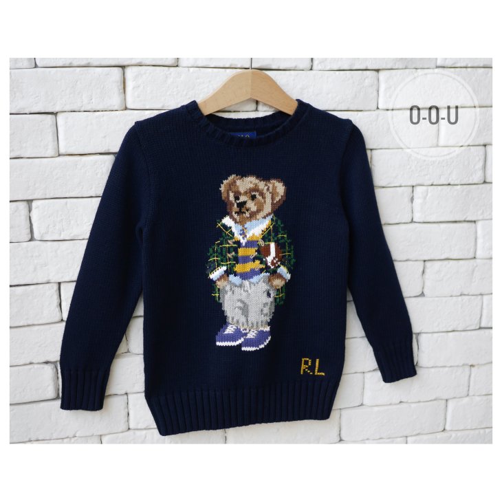 POLO RALPH LAUREN KIDS POLO BEAR SWEATER