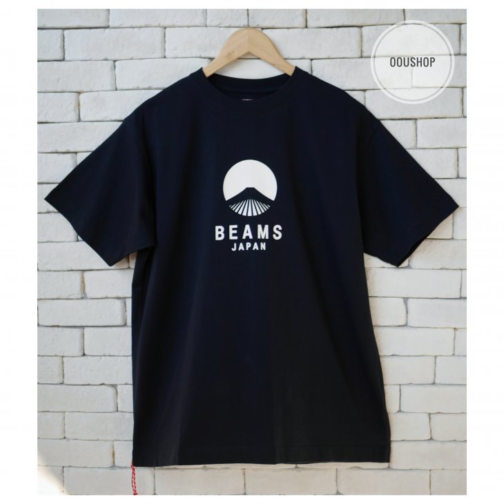 BEAMS JAPAN LOGO PRINT TEE
