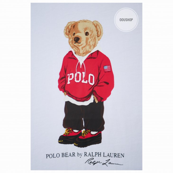 POLO RALPH LAUREN CUSTOM SLIM FIT POLO BEAR T-SHIRT