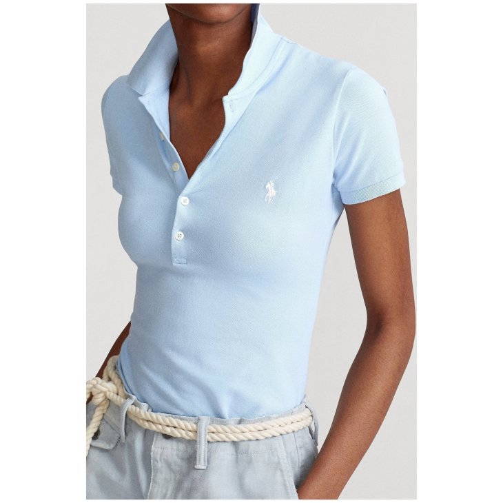 POLO RALPH LAUREN WOMEN SLIM FIT STRETCH POLO SHIRT