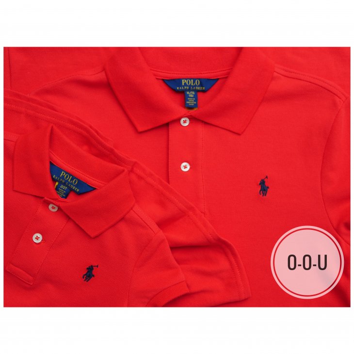 POLO RALPH LAUREN GIRLS COTTON MESH POLO DRESS