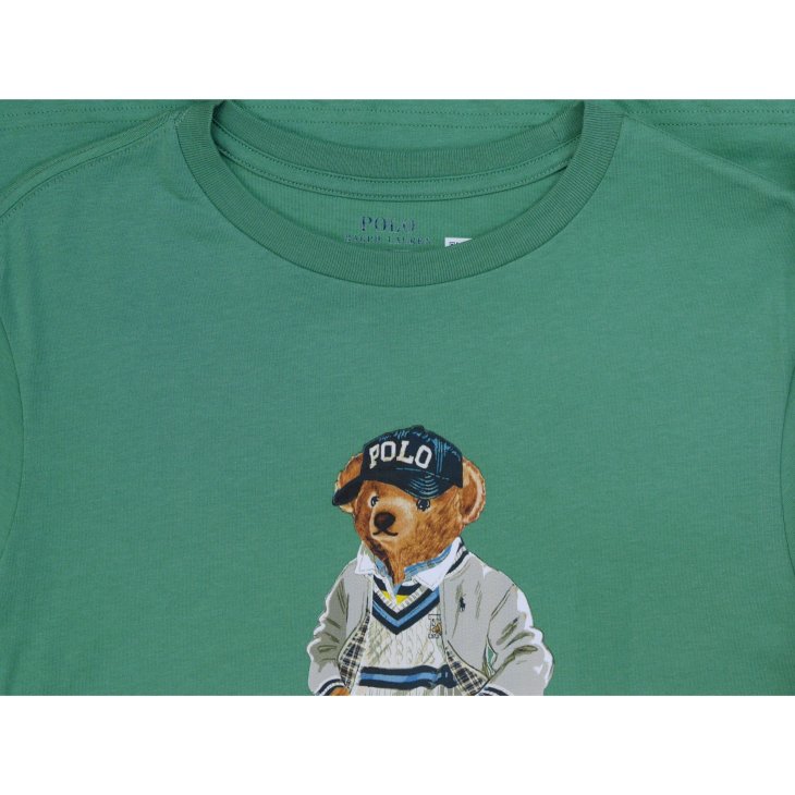 POLO RALPH LAUREN BOYS POLO BEAR COTTON JERSEY TEE