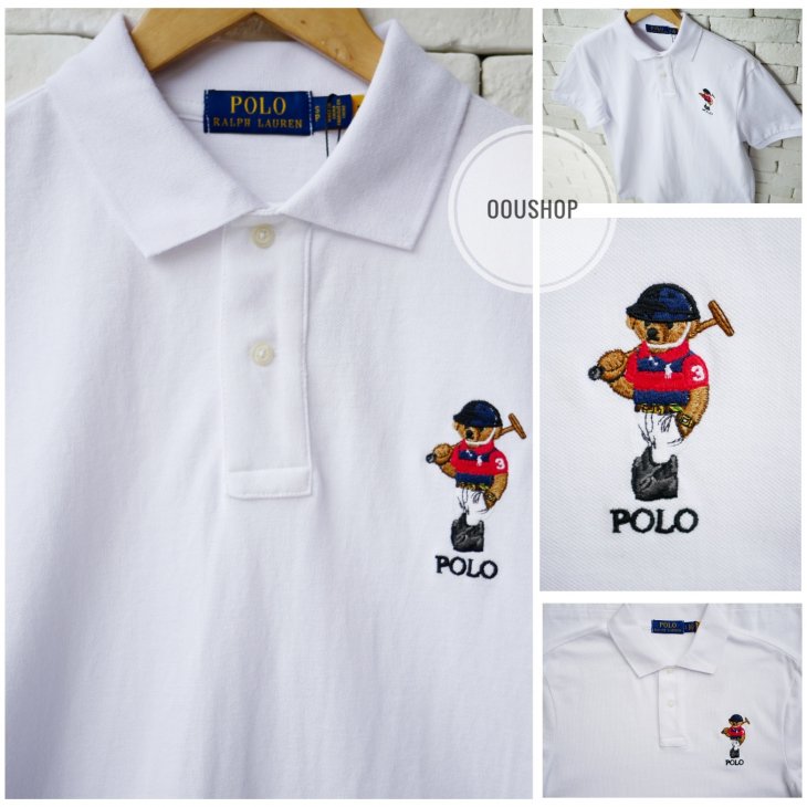 POLO RALPH LAUREN CUSTOM FIT POLO BEAR POLO SHIRT