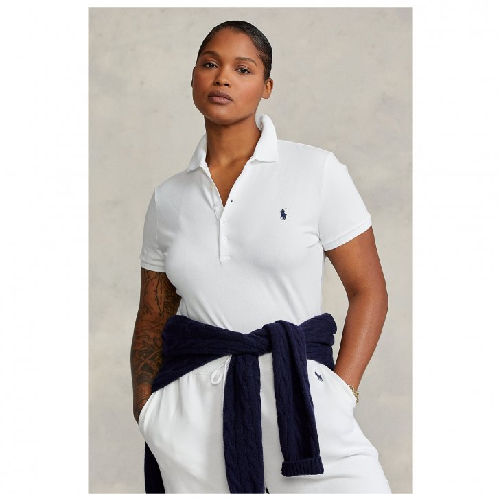 POLO RALPH LAUREN WOMEN SLIM FIT STRETCH POLO SHIRT