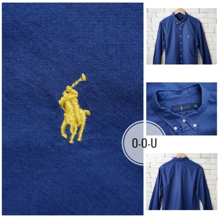POLO RALPH LAUREN SLIM FIT GARMENT-DYED OXFORD SHIRT