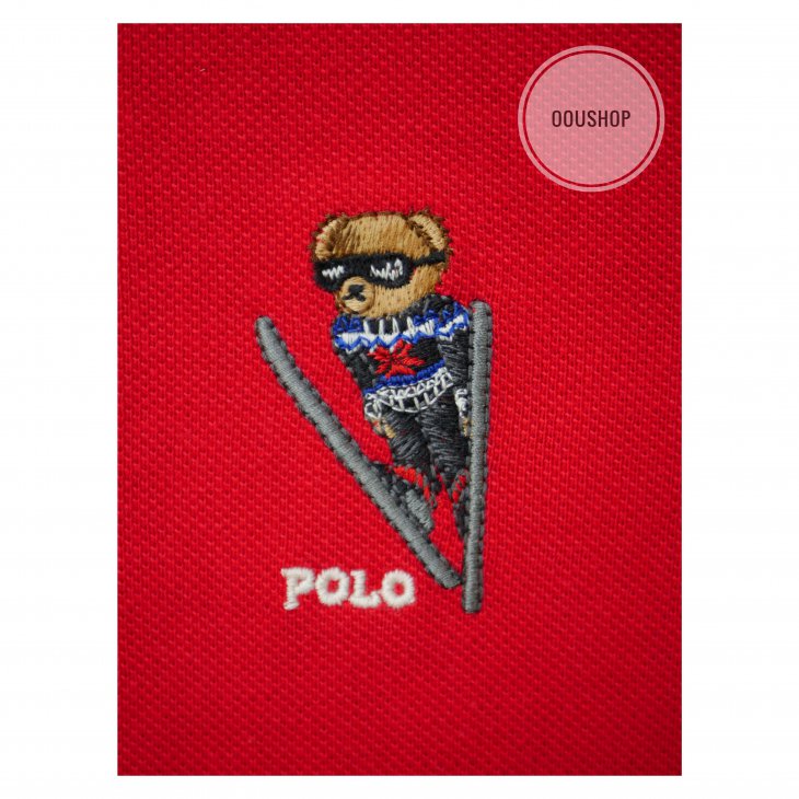 POLO RALPH LAUREN POLO BEAR KIDS COTTON MESH POLO