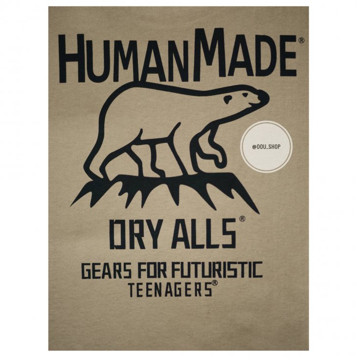 HUMAN MADE TWO TONE LONG-T