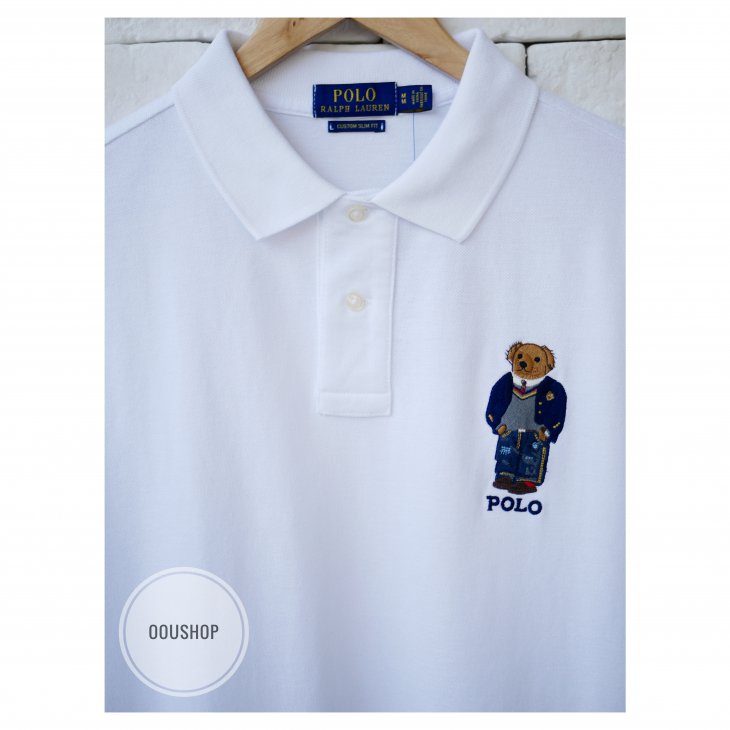 POLO RALPH LAUREN CUSTOM SLIM FIT BEAR POLO