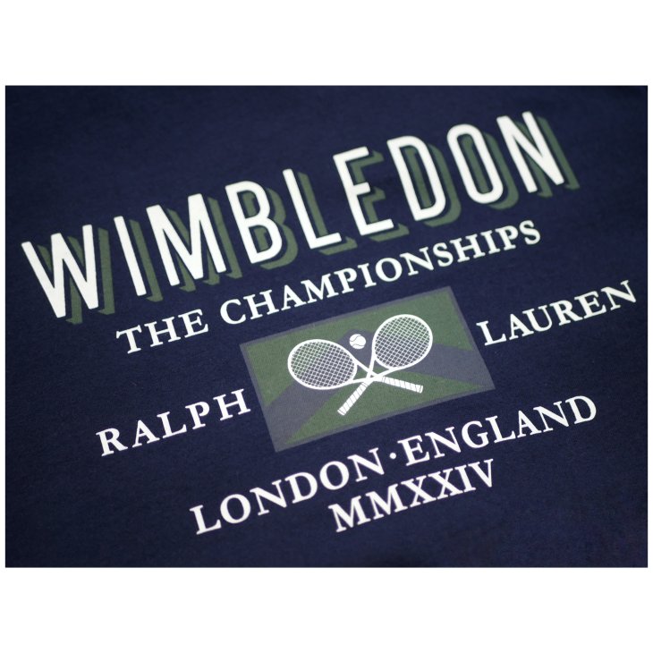 POLO RALPH LAUREN WIMBLEDON COTTON JERSEY GRAPHIC TEE