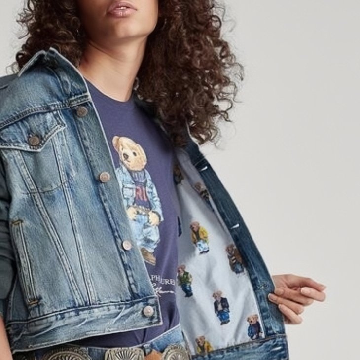 POLO RALPH LAUREN POLO BEAR TRUCKER JACKET