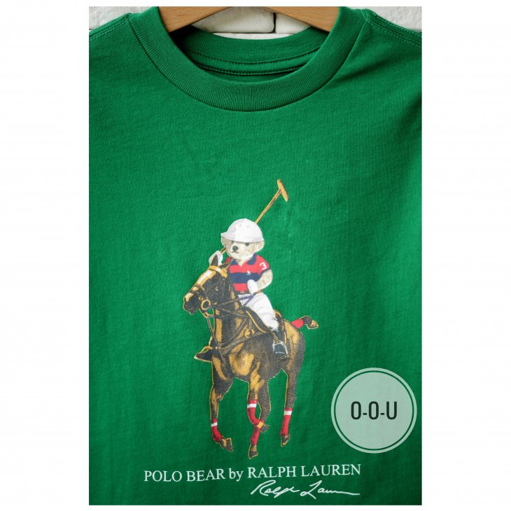 POLO RALPH LAUREN KIDS POLO BEAR & BIG PONY COTTON T-SHIRT