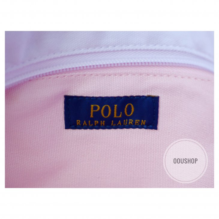 POLO RALPH LAUREN CANVAS MEDIUM CAMINO TOTE OS