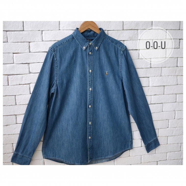 POLO RALPH LAUREN BOYS COTTON DENIM SHIRT