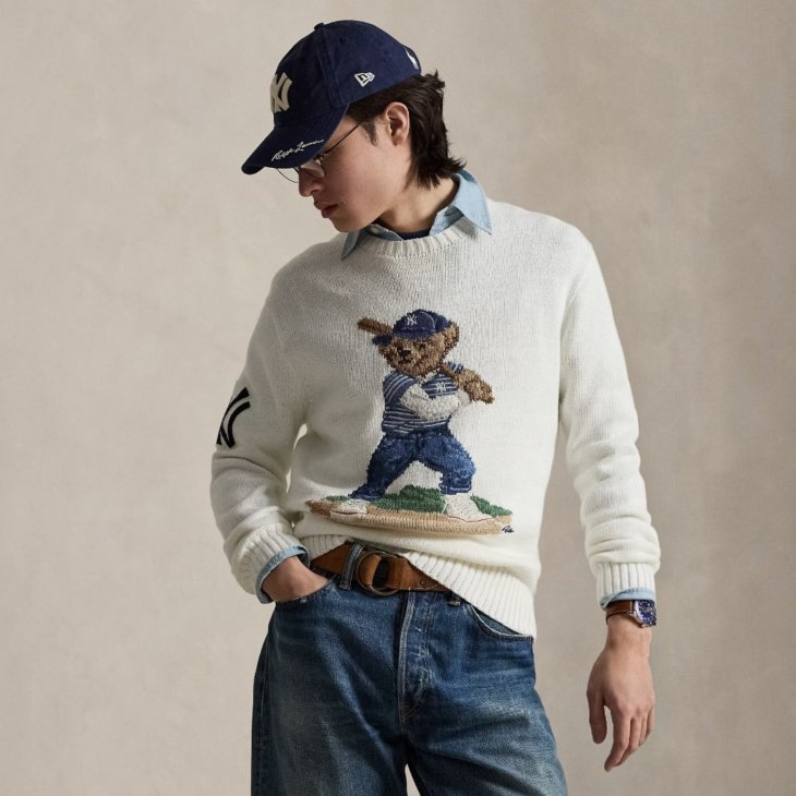 POLO RALPH LAUREN YANKEES BEAR SWEATER