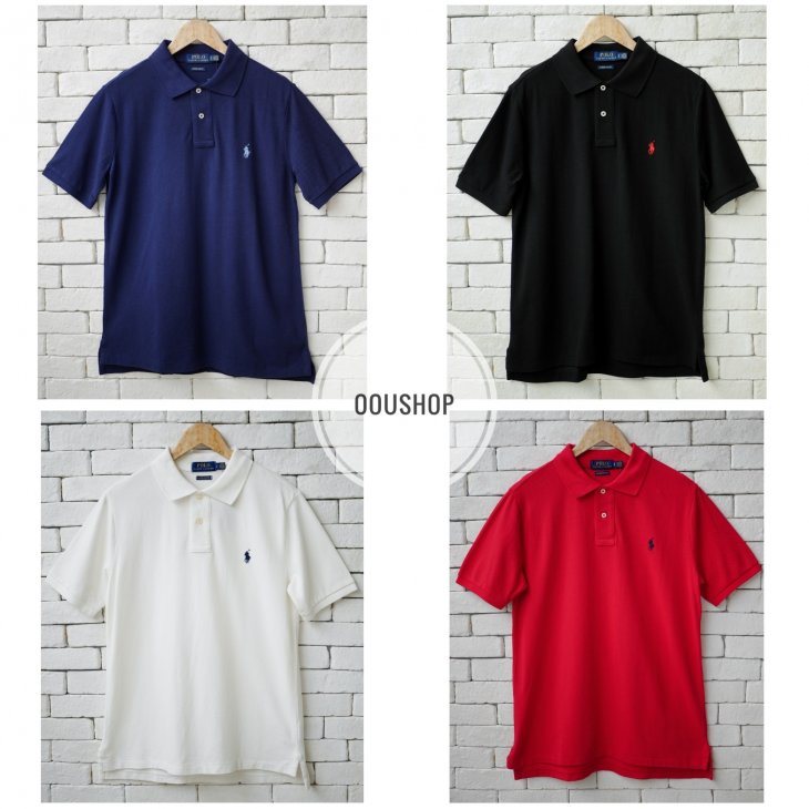 POLO RALPH LAUREN CUSTOM SLIM FIT POLO SHIRT