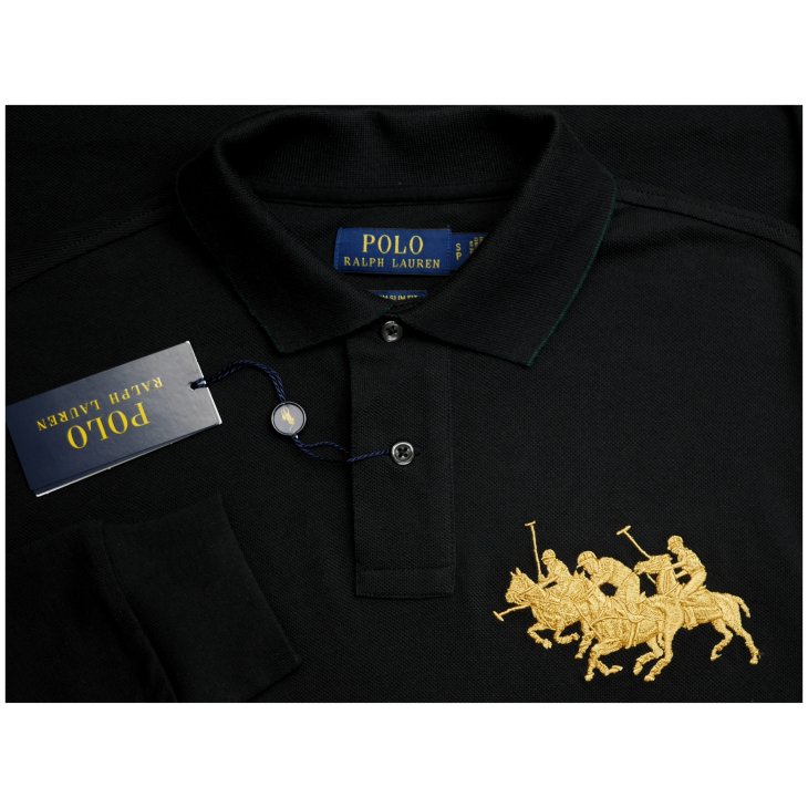 POLO RALPH LAUREN CLASSIC FIT TRIPLE PONY POLO SHIRT