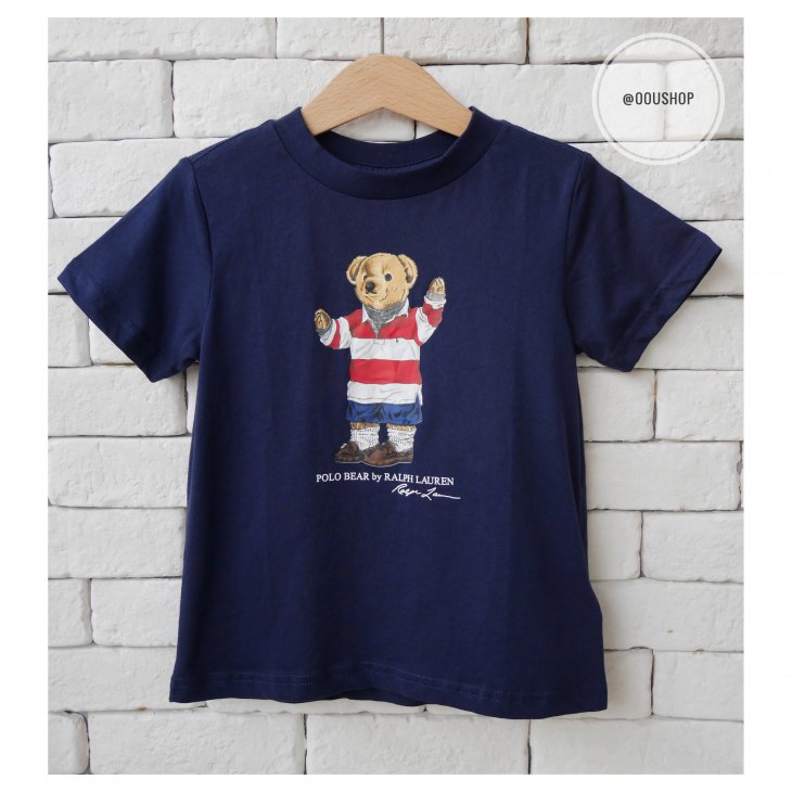 POLO RALPH LAUREN POLO BEAR COTTON KIDS TEE