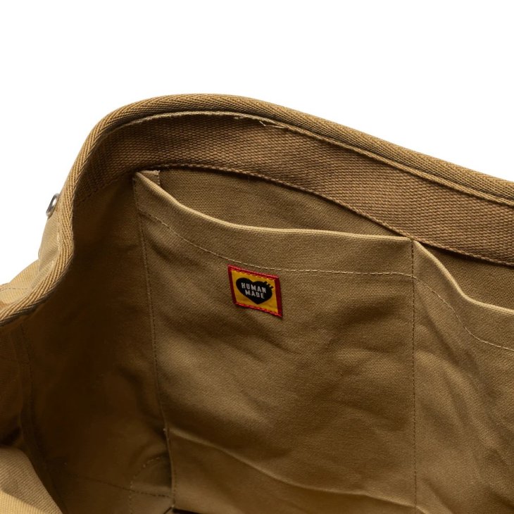 HUMAN MADE CANVAS SHOULDER BAG