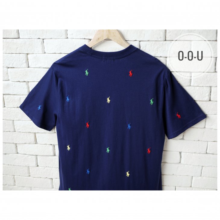 POLO RALPH LAUREN BOYS ALL-OVER POLO PONY T-SHIRT