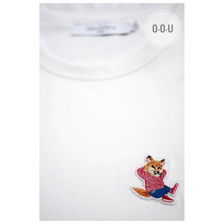MAISON KITSUNE CHILLAX FOX PATCH T-SHIRT