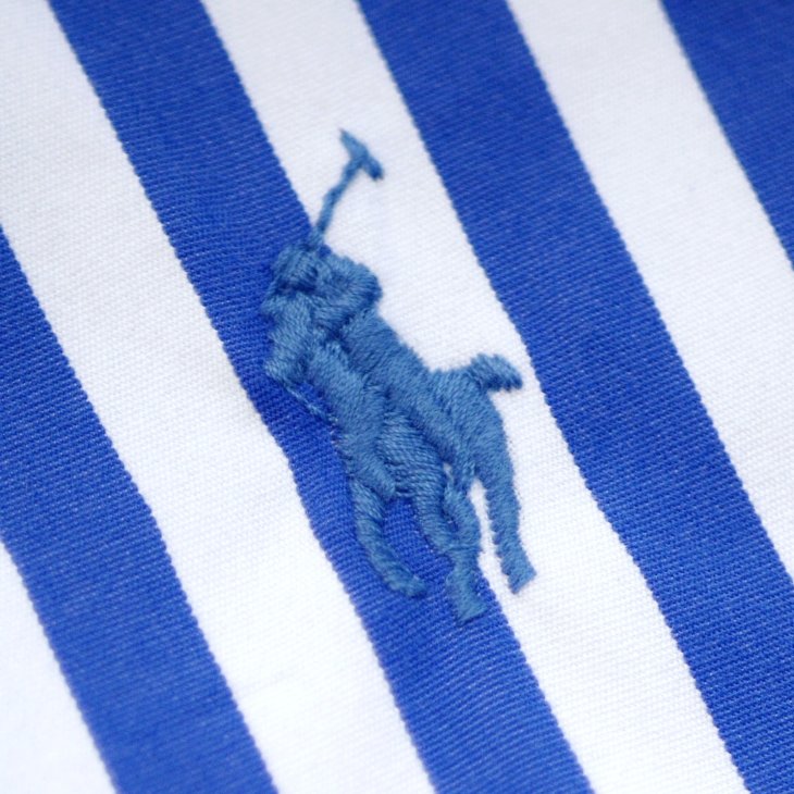 POLO RALPH LAUREN CUSTOM FIT STRIPED COTTON SHIRT