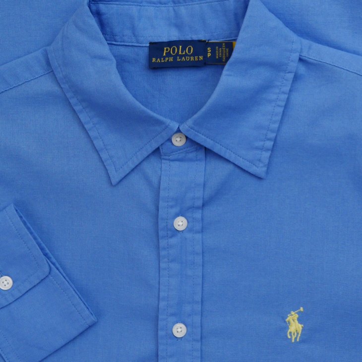 POLO RALPH LAUREN WOMEN CLASSIC FIT COTTON-LINEN SHIRT