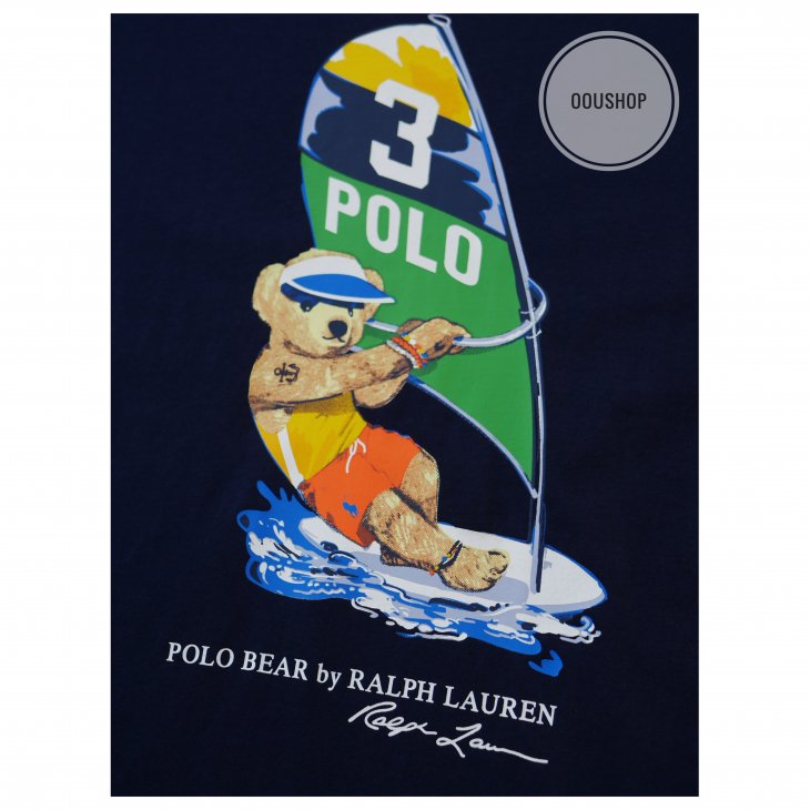 POLO RALPH LAUREN CUSTOM SLIM FIT POLO BEAR T-SHIRT