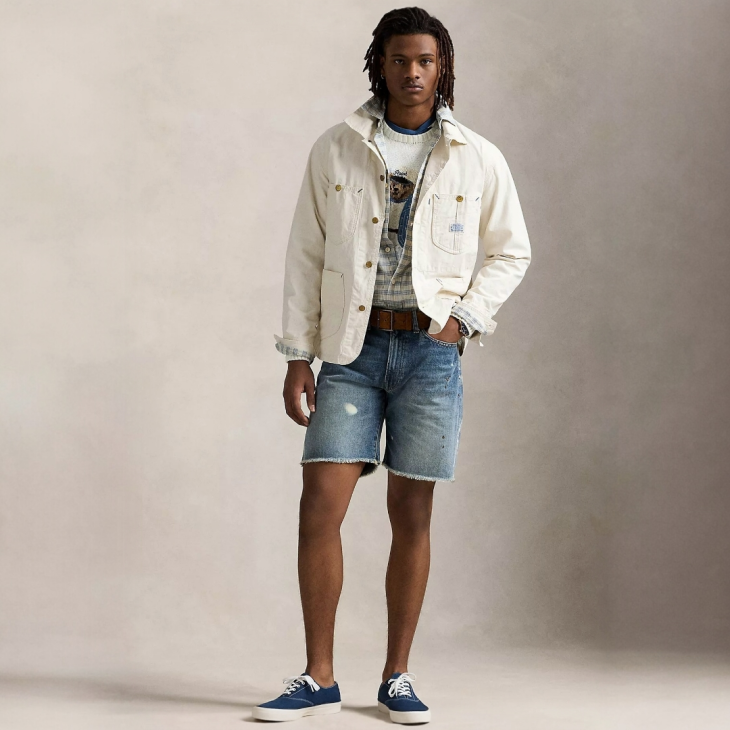 POLO RALPH LAUREN 8-INCH VINTAGE CLASSIC DENIM SHORT
