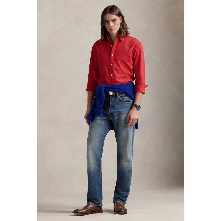 POLO RALPH LAUREN CUSTOM FIT FEATHERWEIGHT TWILL SHIRT