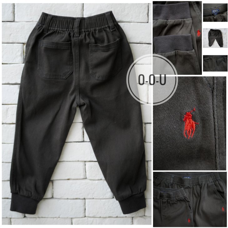 POLO RALPH LAUREN KIDS COTTON JOGGER PANTS