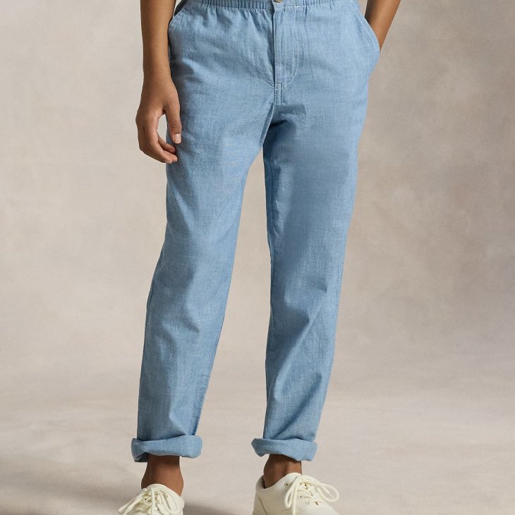 POLO RALPH LAUREN BOYS POLO PREPSTER CHAMBRAY PANT