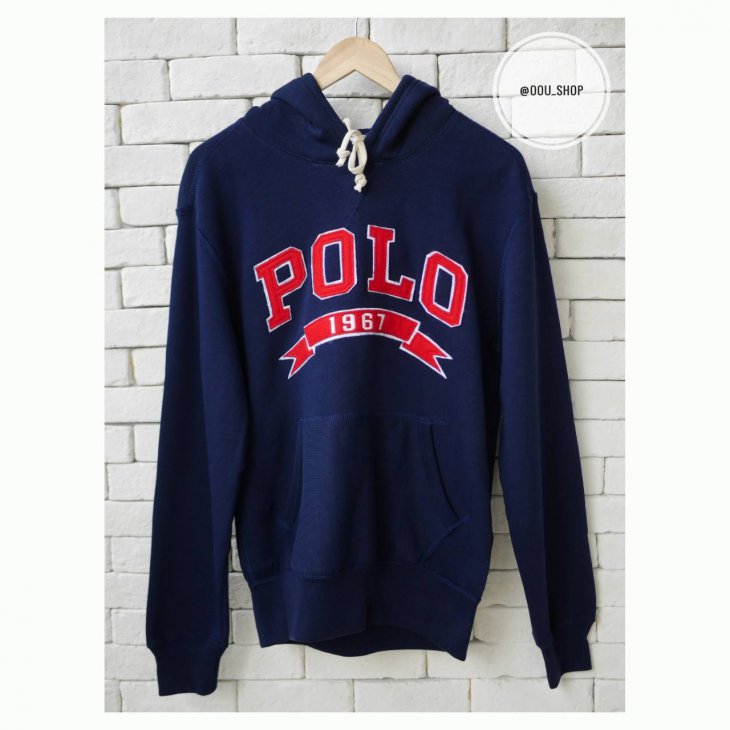 POLO RALPH LAUREN DOUBLE-KNIT LOGO HOODIE