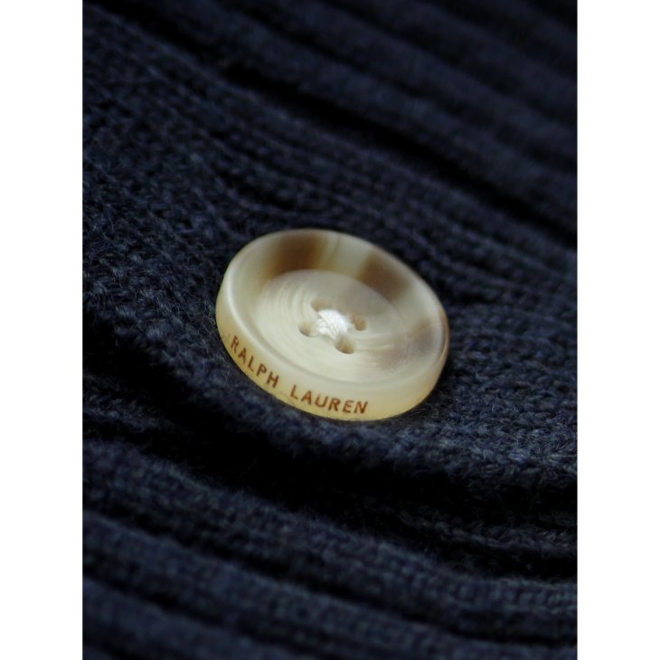 POLO RALPH LAUREN CABLE-KNIT WOOL-CASHMERE CARDIGAN