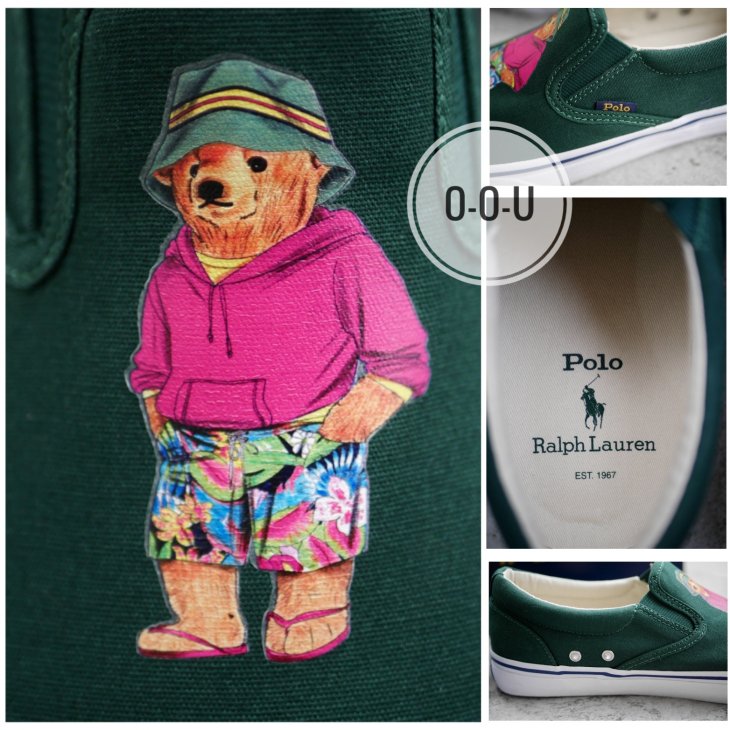 POLO RALPH LAUREN KEATON POLO BEAR CANVAS SNEAKER