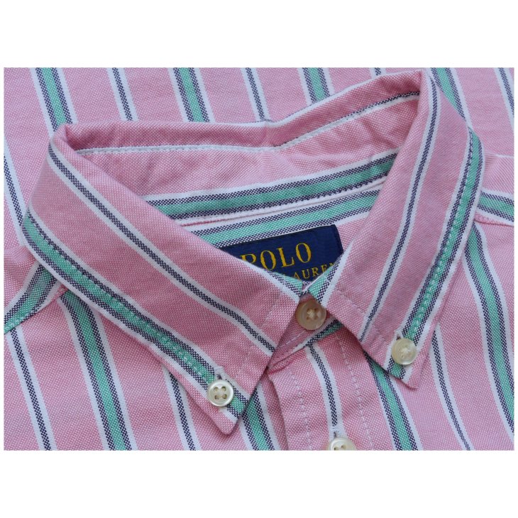 POLO RALPH LAUREN KIDS STRIPED OXFORD SHIRT