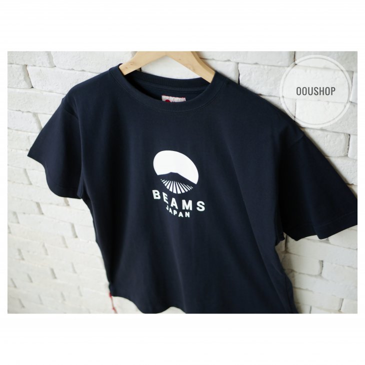 BEAMS JAPAN LOGO PRINT TEE