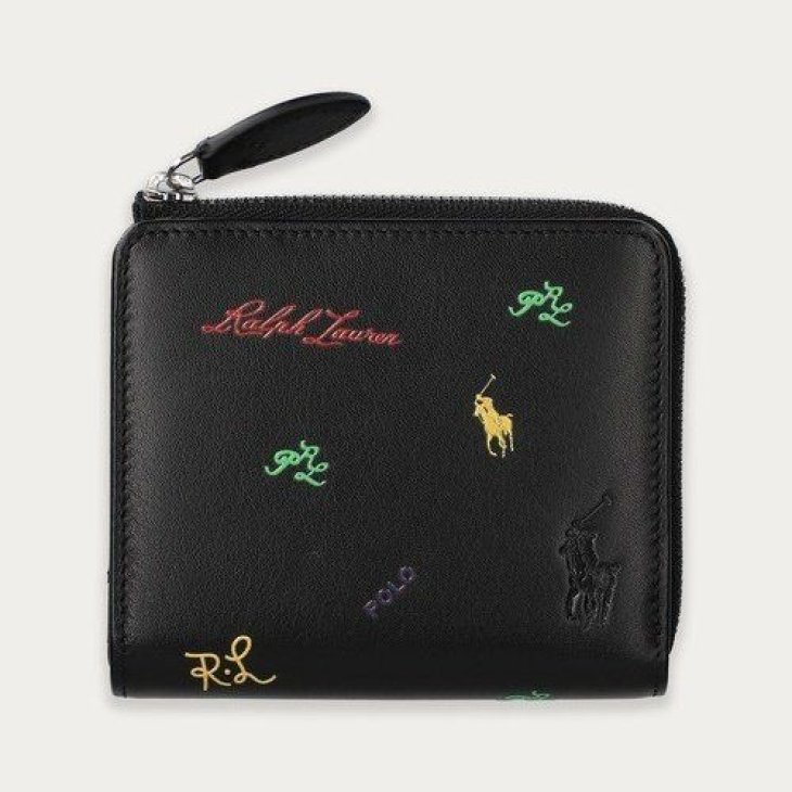 POLO RALPH LAUREN MULTICOLOR LOGO WALLET