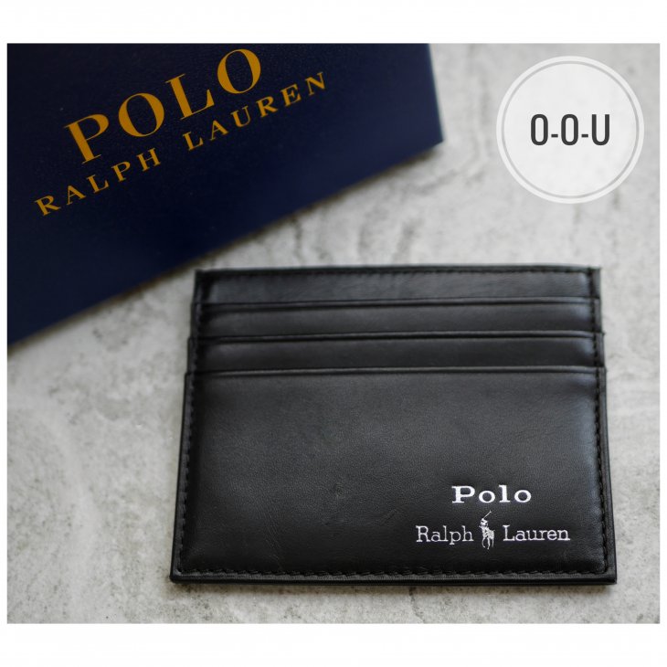 POLO RALPH LAUREN LEATHER CARD CASE