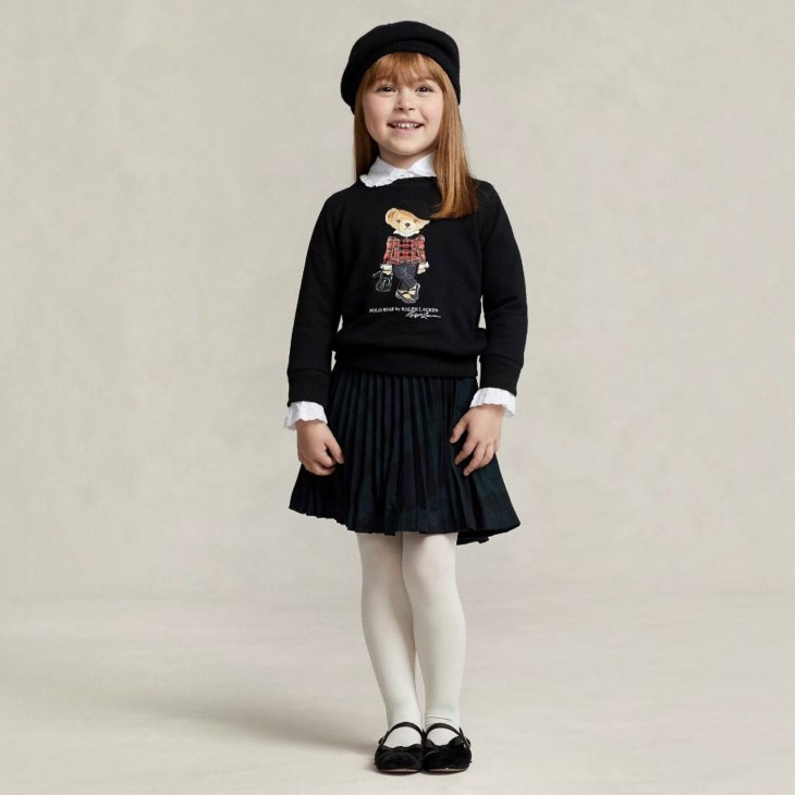 POLO RALPH LAUREN KIDS POLO BEAR FLEECE SWEATSHIRT