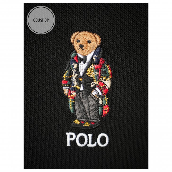 POLO RALPH LAUREN CUSTOM SILM FIT POLO BEAR POLO SHIRT